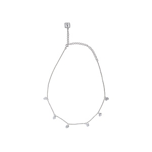 01-00-0146 Чокер Дождик цирконов (Ag 925)-2