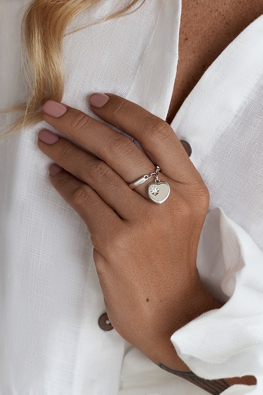 03-00-0589 Кольцо "Зорко лишь сердце" (Ag 925)