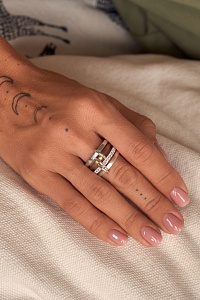 03-00-0607 Комплект колец "Combo 4в1" (Ag 925)-2