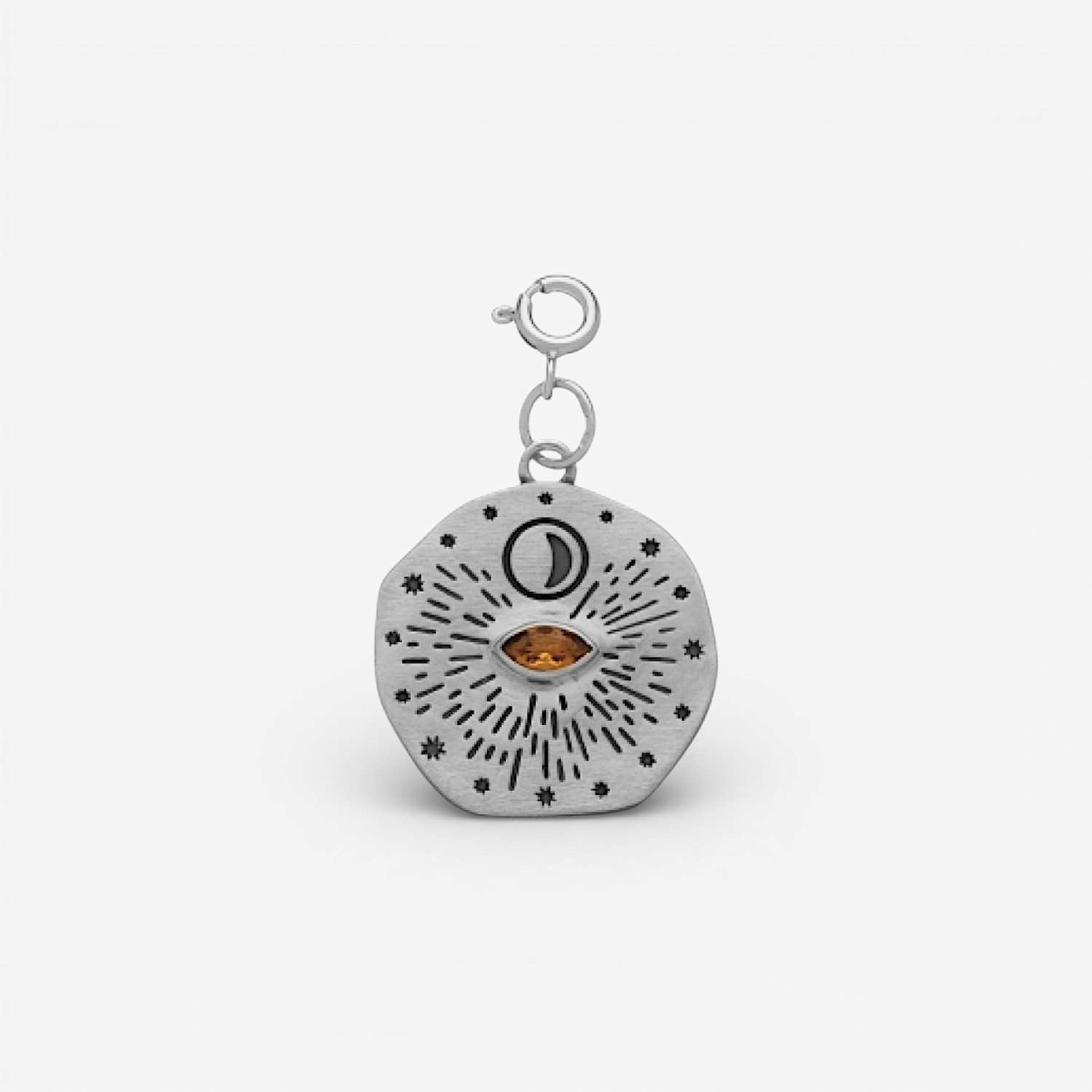 01-00-0600 Подвеска Sacral moon (на карабине) (Ag 925)-1