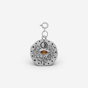 01-00-0600 Подвеска Sacral moon (на карабине) (Ag 925)-1