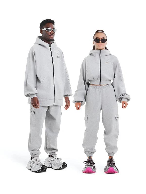 42-10-0008 Джоггеры FLEX Серый меланж