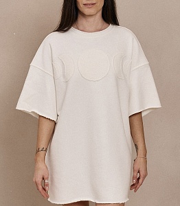 42-10-0063 Футболка "луны", молочный-1