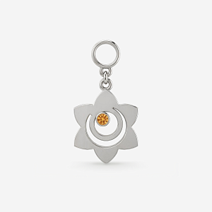 09-00-0057 Подвеска на серьгу с чакрой «Свадхистана» (Ag 925)-1