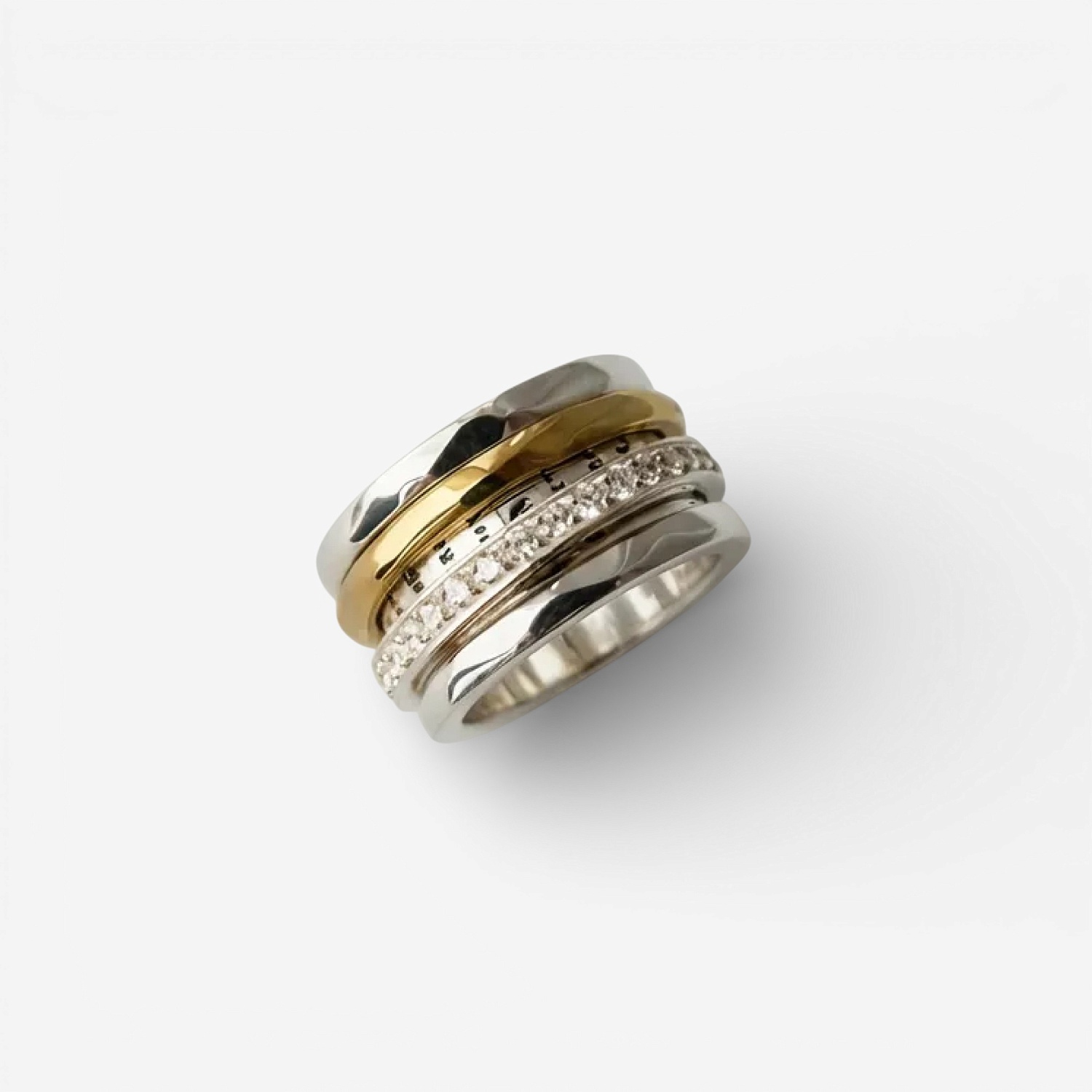 03-00-0588 Кольцо-механизм женское с аффирмацией (Ag 925)-1