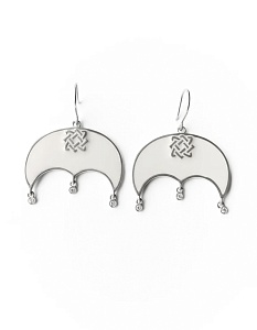 04-00-0778 Серьги Ладная Лунница (Ag 925)-1