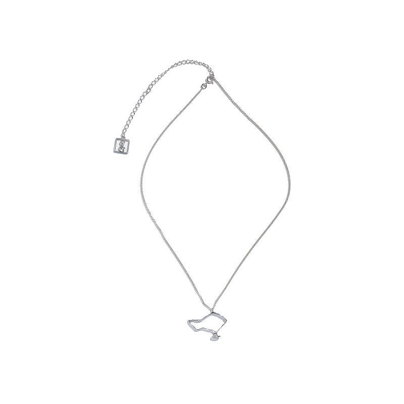 01-00-0184 Колье остров Бали с куб.цирконием (Ag 925)