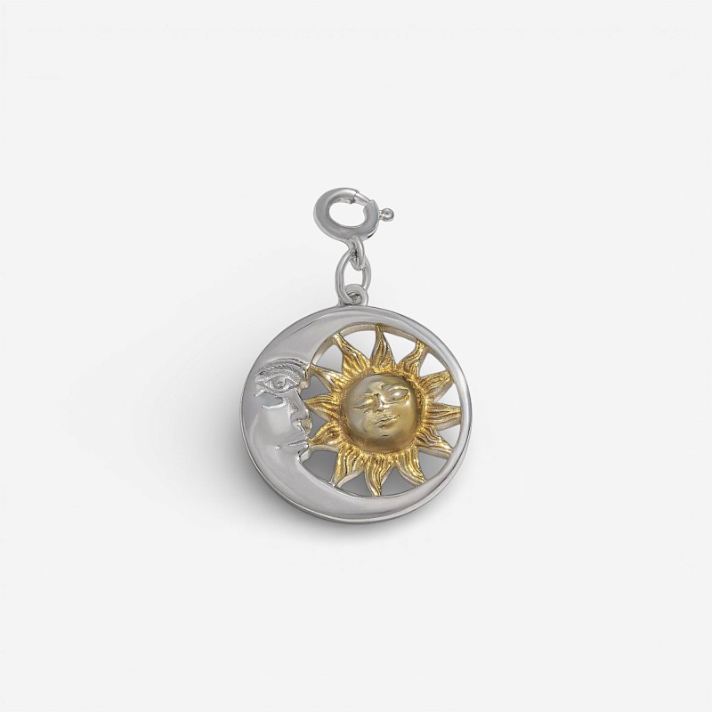 01-00-0636 Подвеска "Затмение" на карабине (Ag 925)