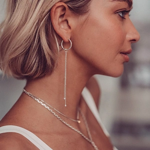 04-00-0269 Подвеска на серьгу Two ball (Ag 925)-2