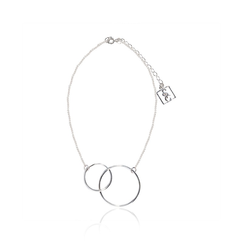 02-00-0015 Браслет двойная бесконечность (Ag 925)