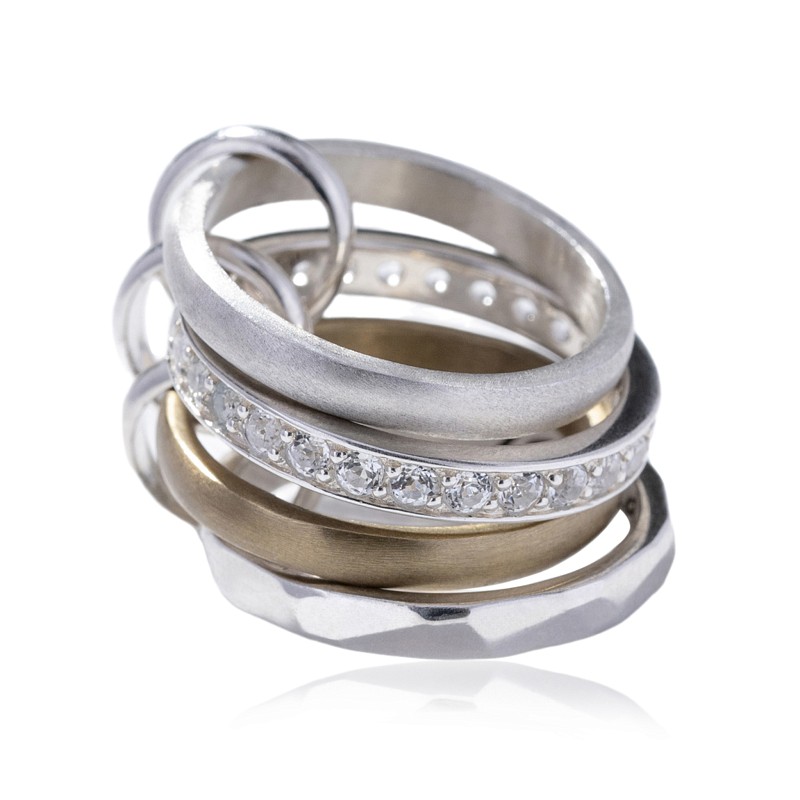 03-00-0607 Комплект колец "Combo 4в1" (Ag 925)