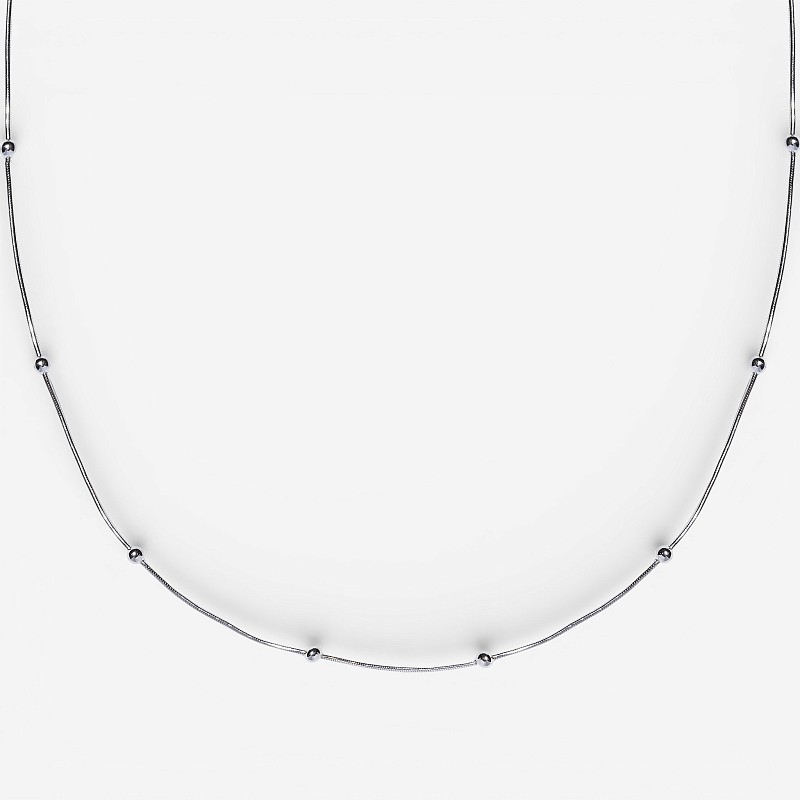 09-00-0013 Цепочка Snake balls (Ag 925)