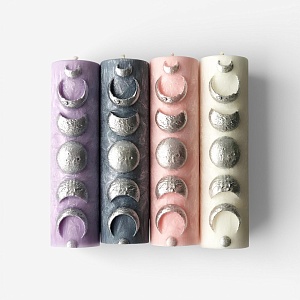 55-00-0001 Свеча "Фазы луны" белая-1