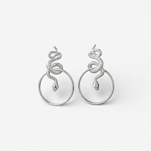 04-00-0463 Серьги "Eternal Life" (Ag 925)-1