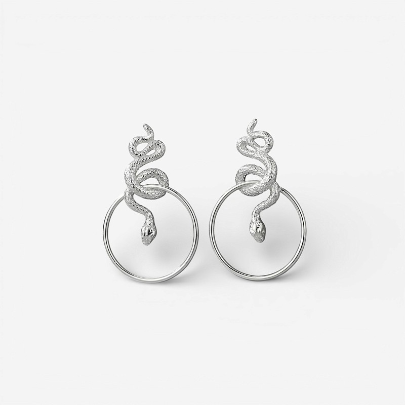 04-00-0463 Серьги "Eternal Life" (Ag 925)