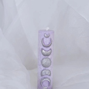 55-00-0005 Свеча "Фазы луны" сиреневая-3