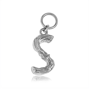 04-00-0382 Подвеска на серьгу "S" (Ag 925)-1