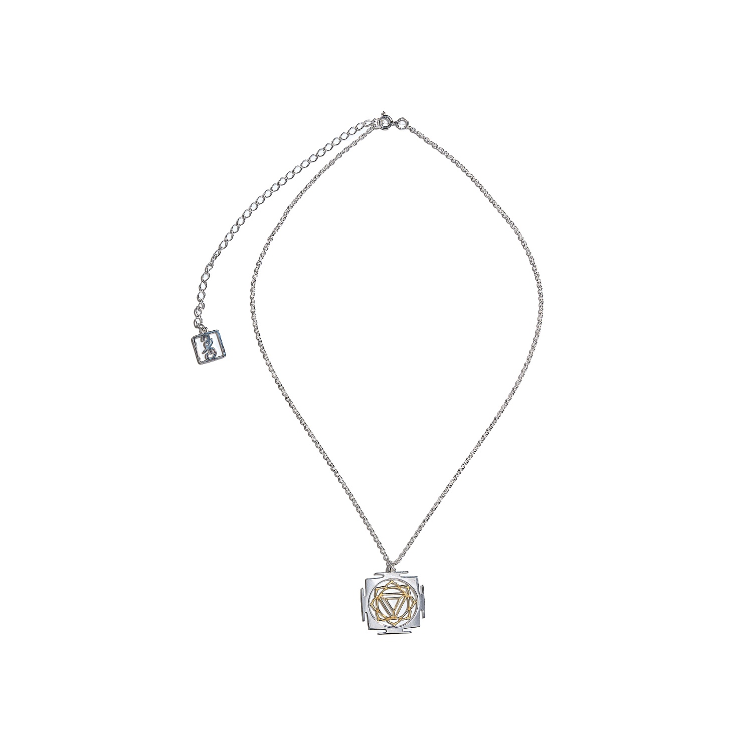 09-00-0067 Колье с чакрой "Манипура" (Ag 925)-2