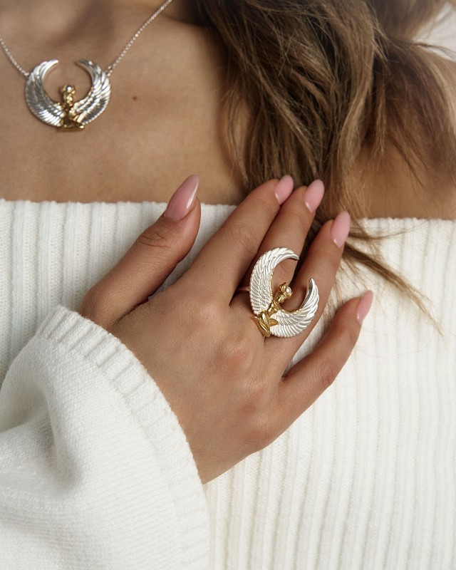 03-00-0645 Кольцо Исида (Ag 925)