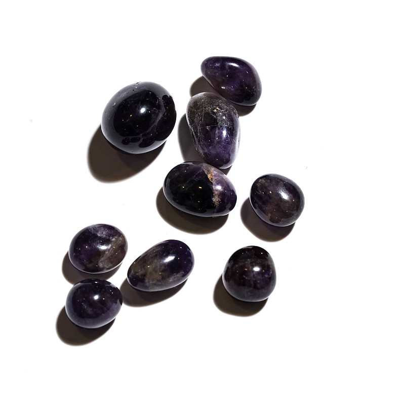 80-10-0050 Камень для медитации аметист (до 20 гр.)