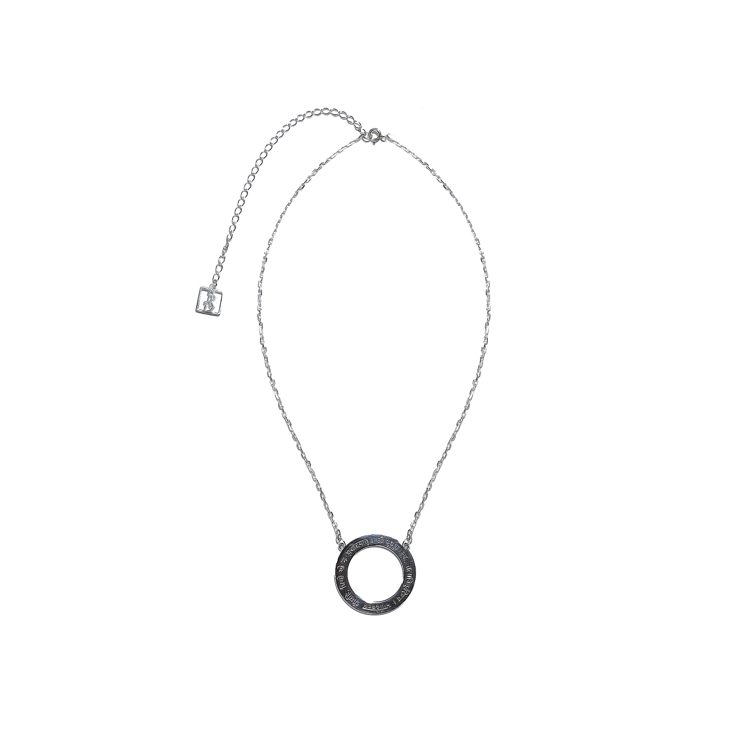 01-00-0405 Колье Гаятри мантра (Ag 925)-2