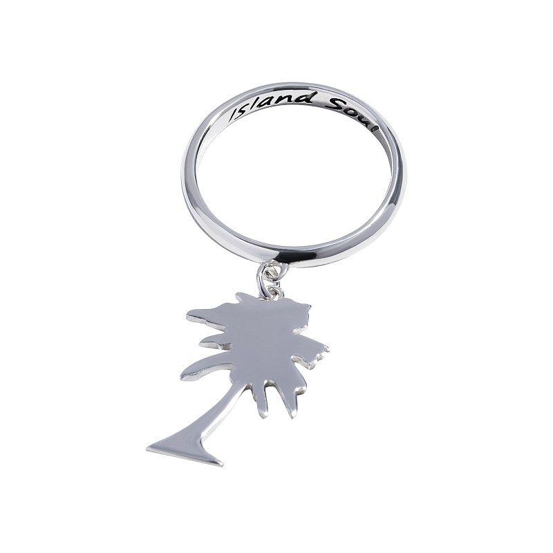 03-00-0573 Кольцо с подвеской Пальма (Ag 925)