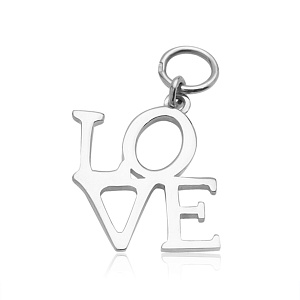 01-00-0363 Подвеска на серьгу Love (Ag 925)-1