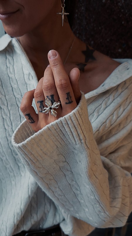 03-00-0643 Кольцо Ваджра (Ag 925)